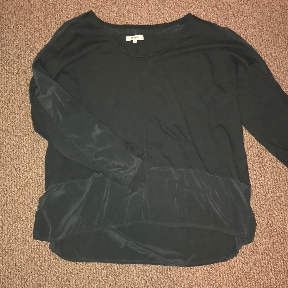 Madewell high-low knit top